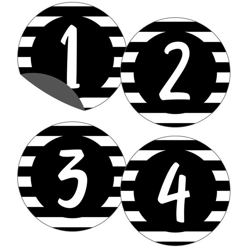 Schoolgirl Style™ Simply Stylish Numbers Magnetic Cut-Outs, 36 Per Pack, 2 Packs