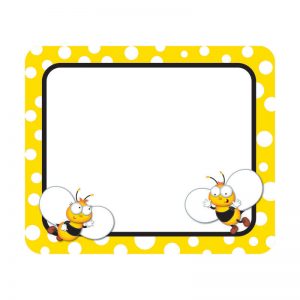 Carson Dellosa Education Buzz-Worthy Bees Name Tags, Pack of 40