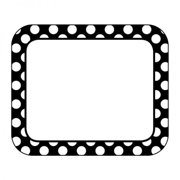 Schoolgirl Style™ Simply Stylish Name Tags, 3" x 2.5", Pack of 40
