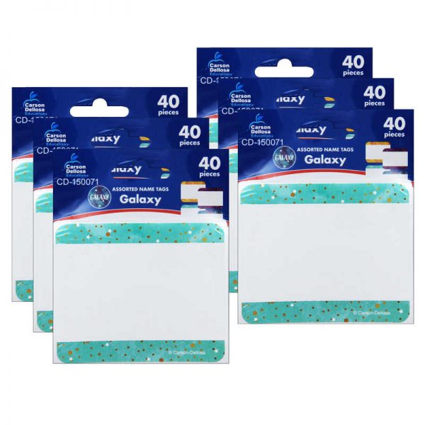 TeachersParadise - Carson Dellosa Education Galaxy Name Tags, 40 Per ...