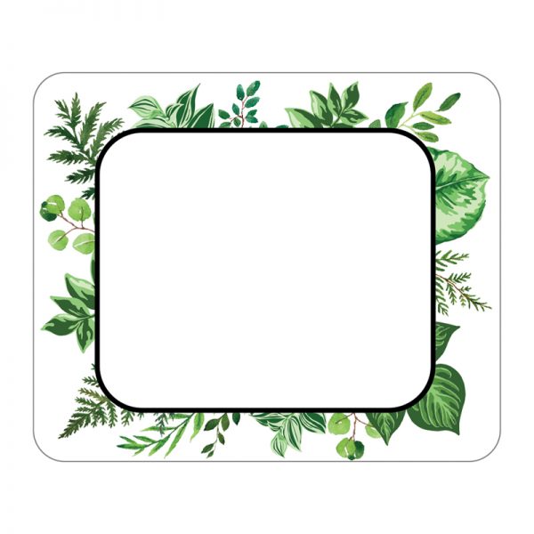 Schoolgirl Style™ Simply Boho Leaves Name Tags, Pack of 40