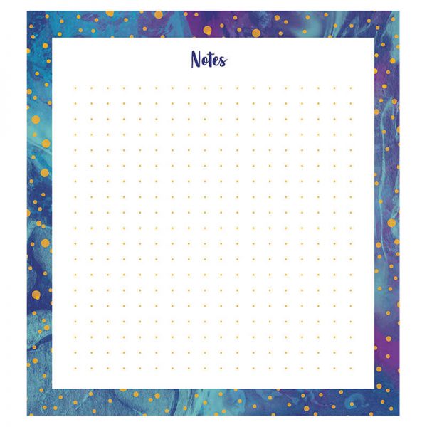 Carson Dellosa Education Galaxy Notepad, 5.75" x 6.25", 50 Sheets
