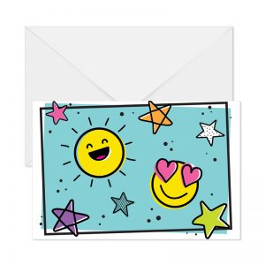 Carson Dellosa Education Kind Vibes Note Cards with Envelopes, Pack of 10