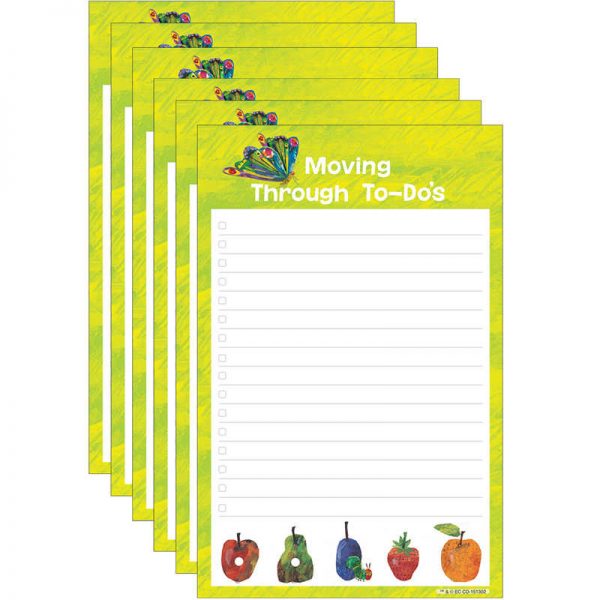 Carson Dellosa Education Moving Through To-Dos Notepad, Pack of 6