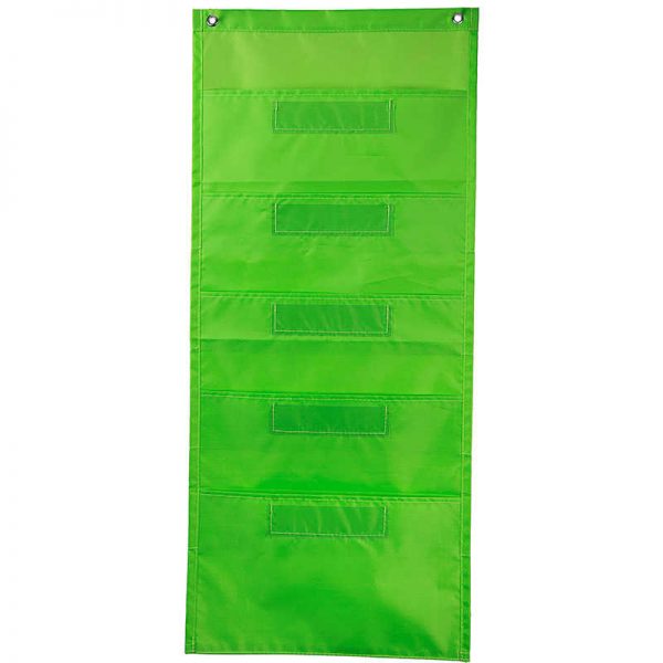 Carson Dellosa Education File Folder Storage: Lime Pocket Chart