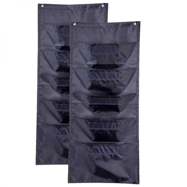 Carson Dellosa Education File Folder Storage: Black Pocket Chart, Pack of 2