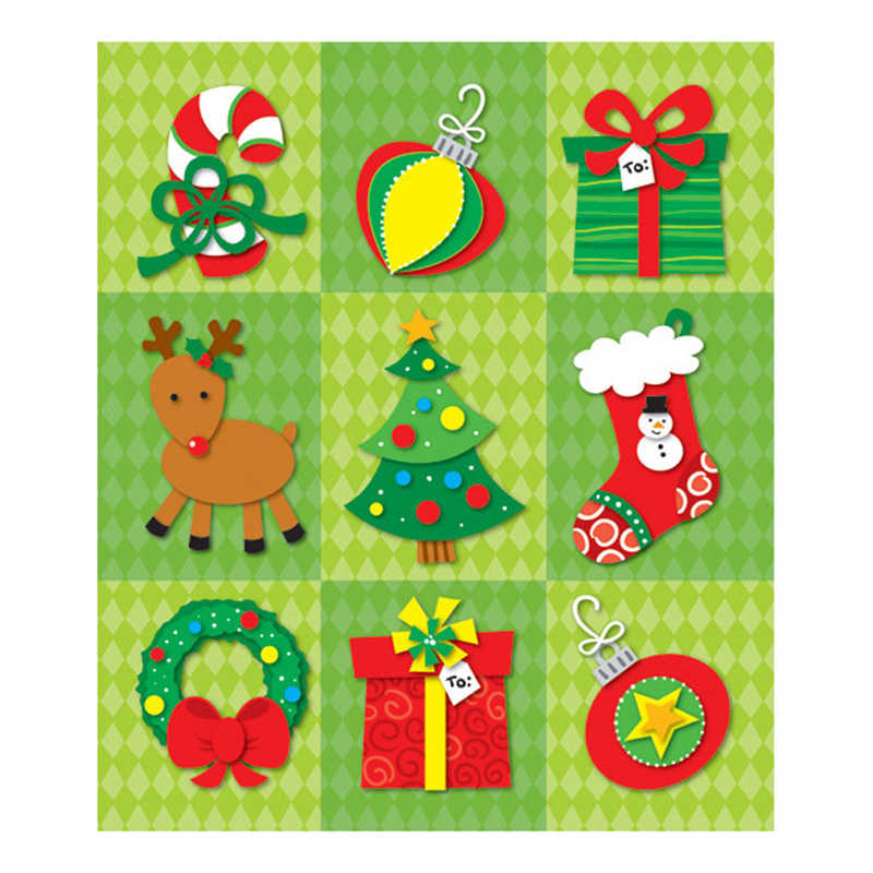 Carson Dellosa Education Christmas Prize Pack Stickers, 216 Stickers