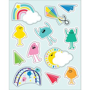 Carson Dellosa Education Happy Place Shape Stickers, Pack of 72