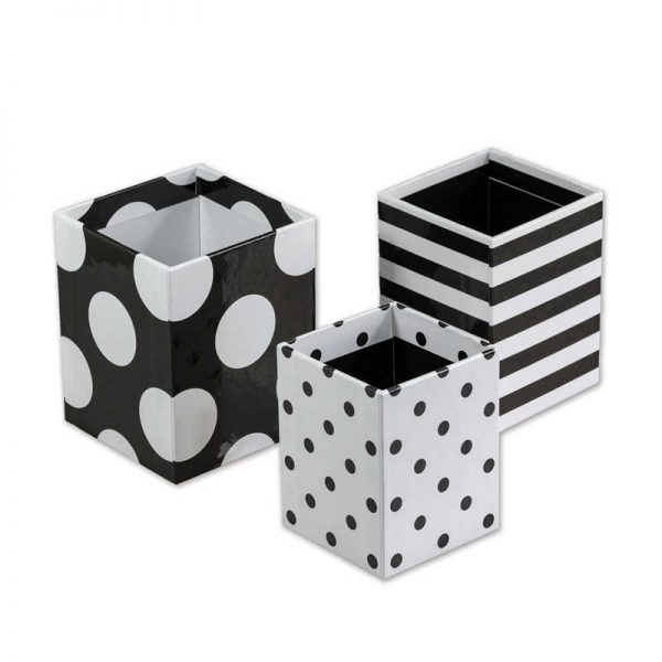Schoolgirl Style™ Simply Stylish Pencil Cups Desk Collection, Set of 3