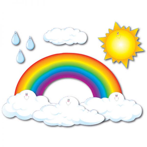Carson Dellosa Education Big Rainbow Bulletin Board Set