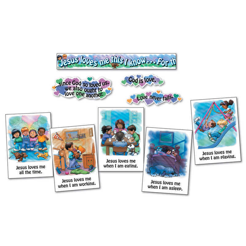 TeachersParadise - Carson Dellosa Education Jesus Loves Me Bulletin ...