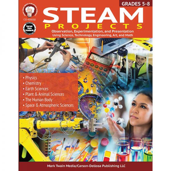 Mark Twain Media STEAM Projects Workbook