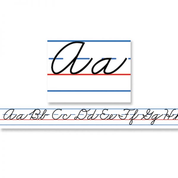 Carson Dellosa Education Cursive Alphabet (Traditional) Desk Tape, Grade 2-4, 36 Rolls