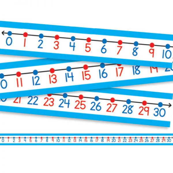Carson Dellosa Education Student Number Lines Desk Tape, Grade K-3, Pack of 30