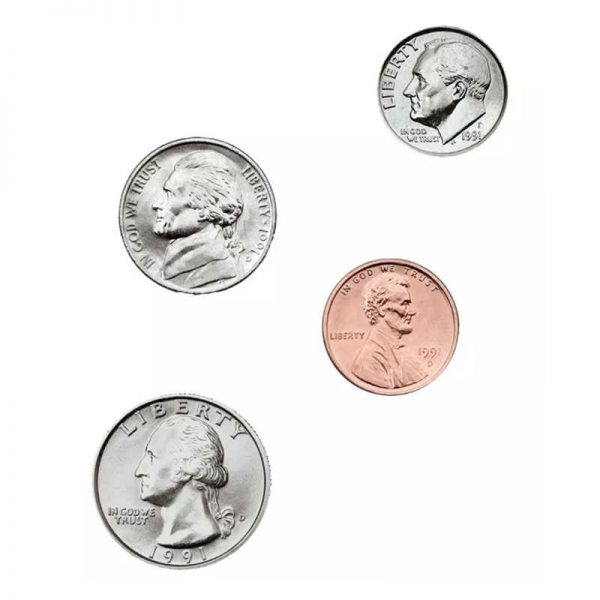 Carson Dellosa Education Money, U.S. Coins Shape Stickers, Grade PK-5, Pack of 120