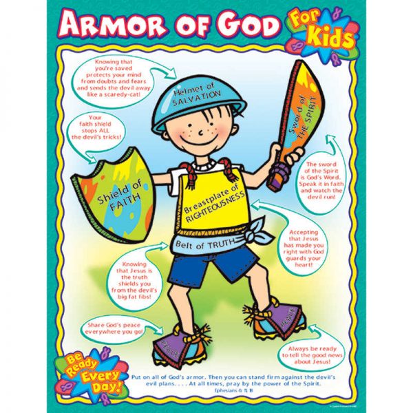 Carson Dellosa Education Armor of God for Kids Chart