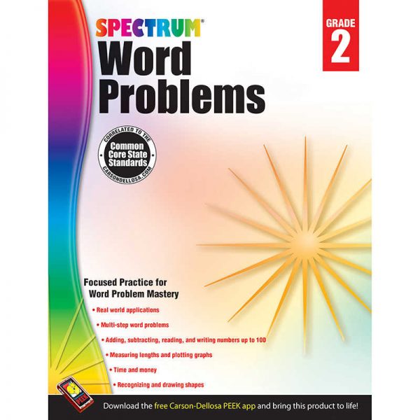 Spectrum® Word Problems, Grade 2
