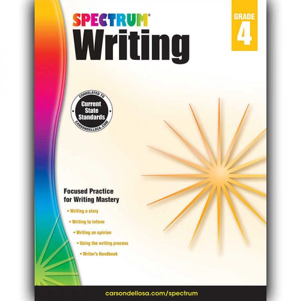 Spectrum® Writing Workbook, Grade 4, Paperback