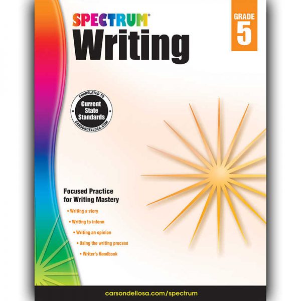 Spectrum® Writing Workbook, Grade 5, Paperback