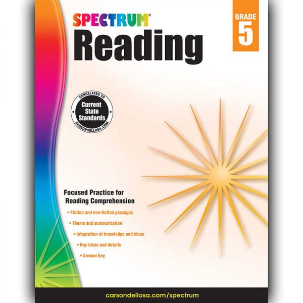 Spectrum® Reading Workbook, Grade 5, Paperback