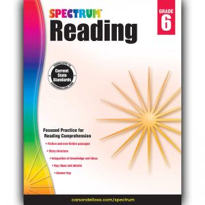 Spectrum® Reading Workbook, Grade 6, Paperback