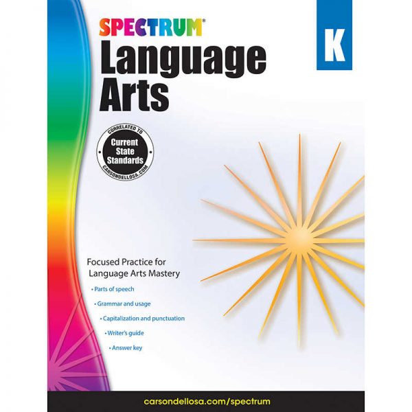 Spectrum® Language Arts Workbook, Grade K, Paperback