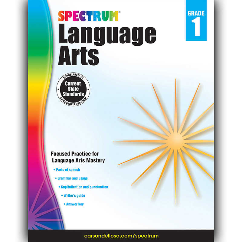Spectrum® Language Arts Workbook, Grade 1, Paperback