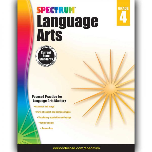 Spectrum® Language Arts Workbook, Grade 4, Paperback