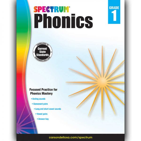 Spectrum® Phonics Workbook, Grade 1, Paperback
