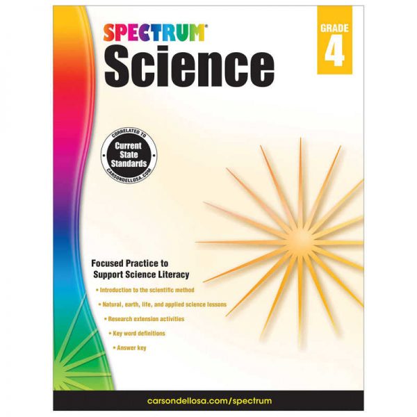 Spectrum® Science Workbook, Grade 4, Paperback