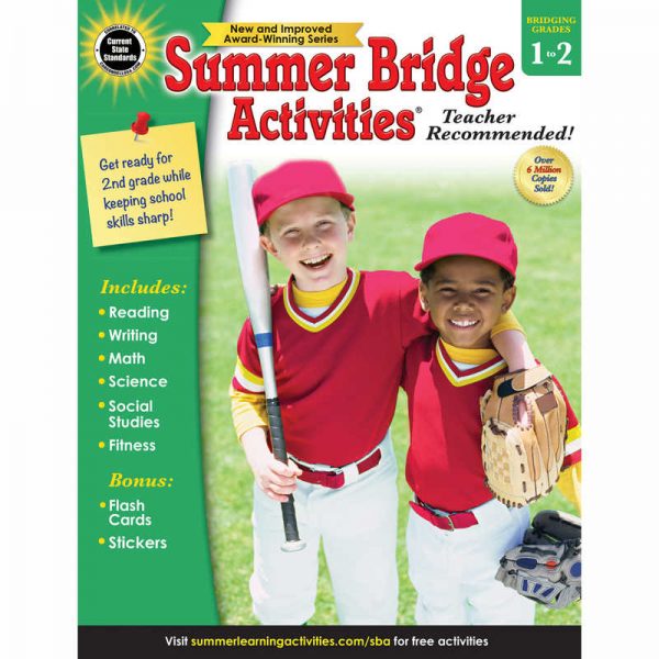Carson Dellosa Education Summer Bridge Activities® Workbook, Grade 1-2, Paperback