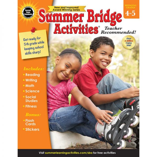 Carson Dellosa Education Summer Bridge Activities® Workbook, Grade 4-5, Paperback