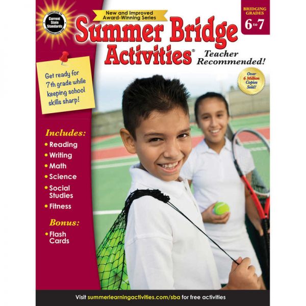 Carson Dellosa Education Summer Bridge Activities® Workbook, Grade 6-7, Paperback