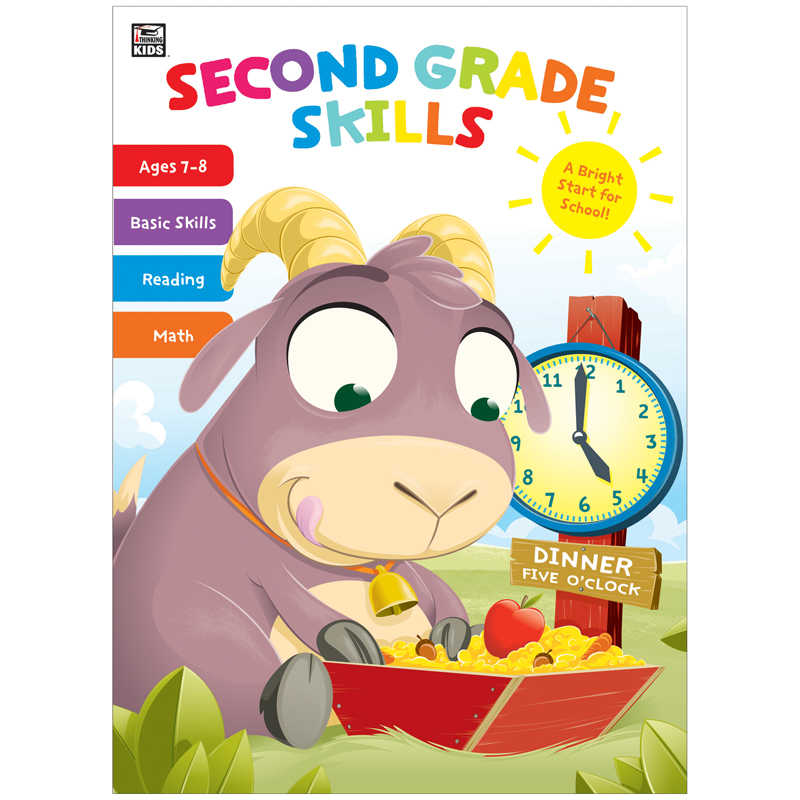 Carson Dellosa Education Second Grade Skills Workbook, Grade 2