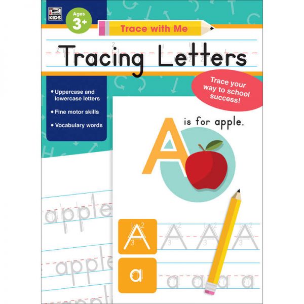 Thinking Kids Tracing Letters Activity Book, Grade Toddler-K