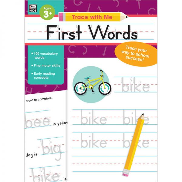 Thinking Kids First Words Activity Book, Grade Preschool-2