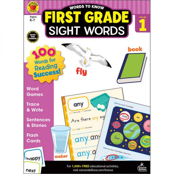 Brighter Child® Words to Know Sight Words, Grade 1