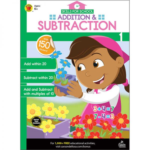 Brighter Child® Skills for School Addition & Subtraction, Grade 1