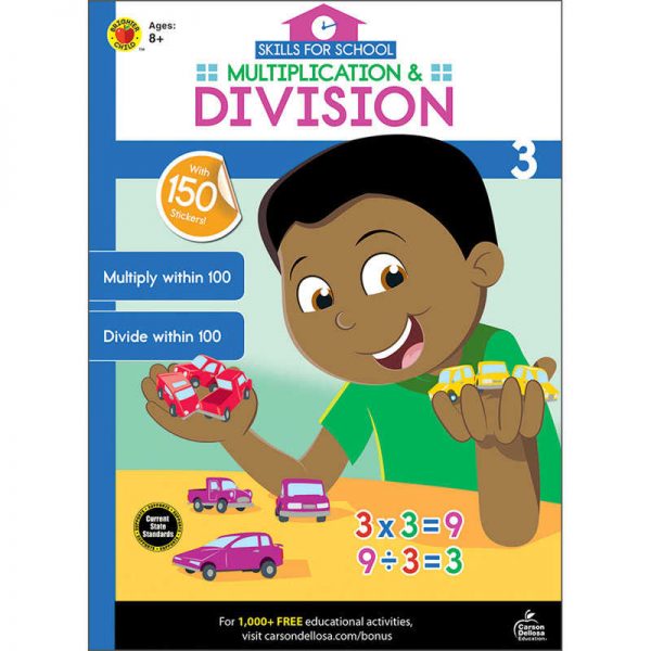 Brighter Child® Skills for School Multiplication & Division, Grade 3