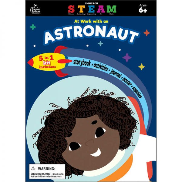 Carson Dellosa Education Sights on STEAM At Work with an Astronaut Kit, Grades 1-3