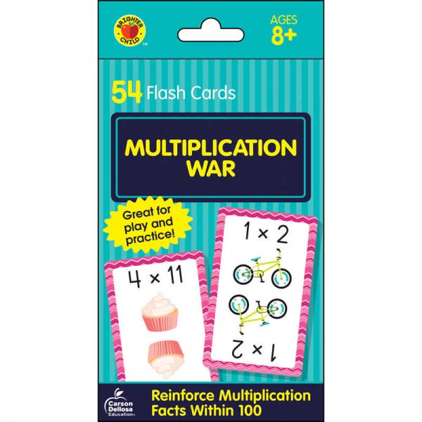 Brighter Child® Multiplication War Flash Cards
