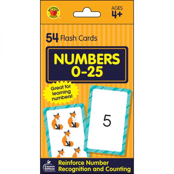 Brighter Child® Numbers 0-25 Flash Cards