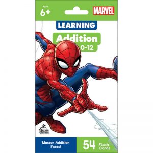 Disney Learning Spider-Man Addition 0-12 Flash Cards, Grade 1-3