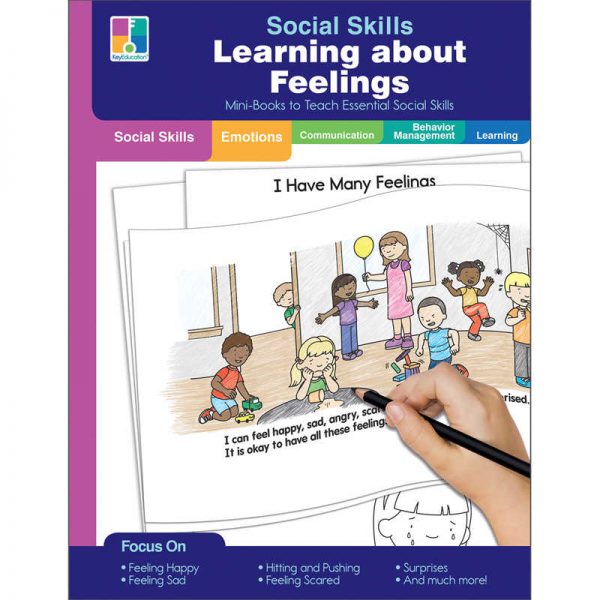 Key Education Publishing Learning about Feelings Resource Book, Grade PK-2, Paperback