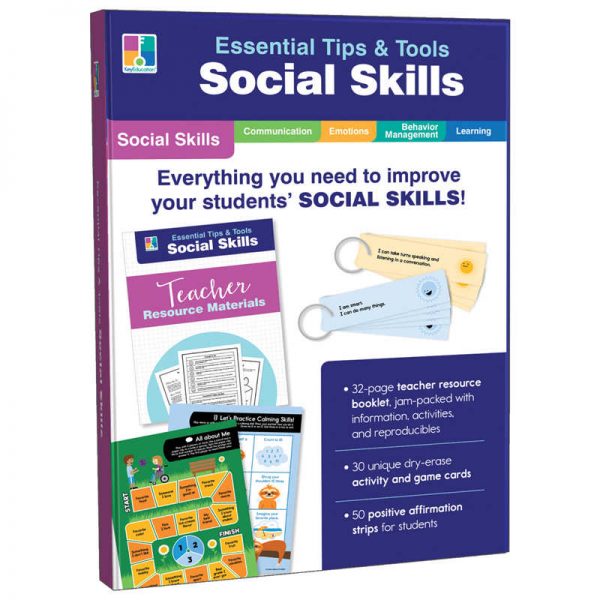 Key Education Publishing Essential Tips & Tools: Social Skills Classroom Kit, Grade PK-8