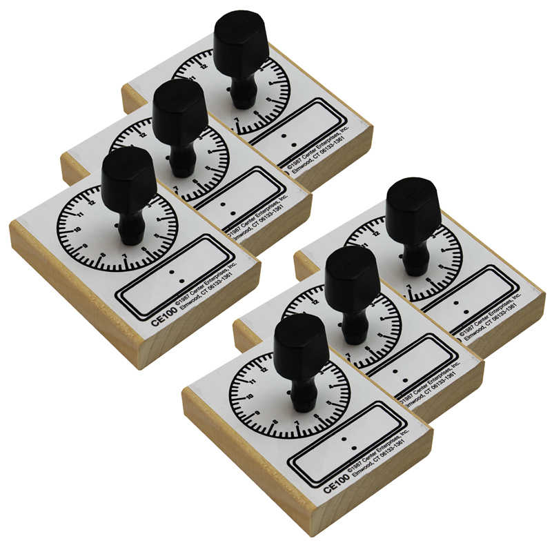 Ready 2 Learn® Digital Clock Stamp, Pack of 6