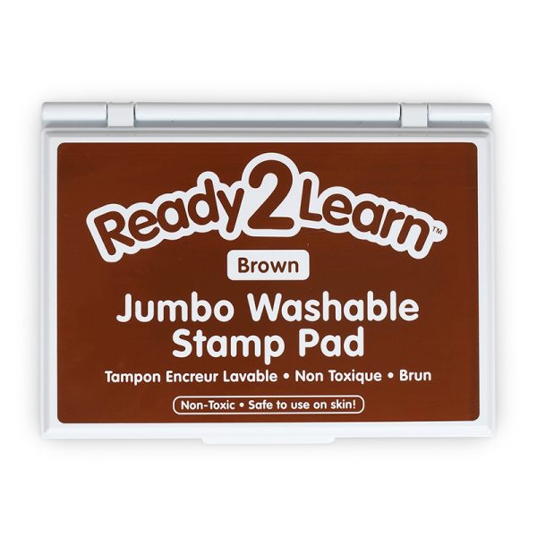 Ready 2 Learn Jumbo Washable Stamp Pad, Brown