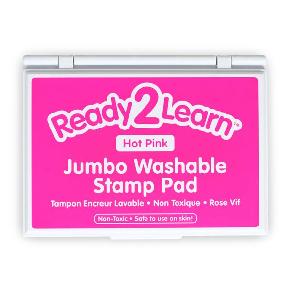 Ready 2 Learn Jumbo Washable Stamp Pad - Hot Pink