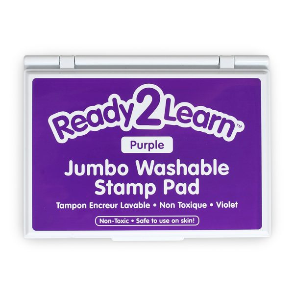 Ready 2 Learn Jumbo Washable Stamp Pad - Purple
