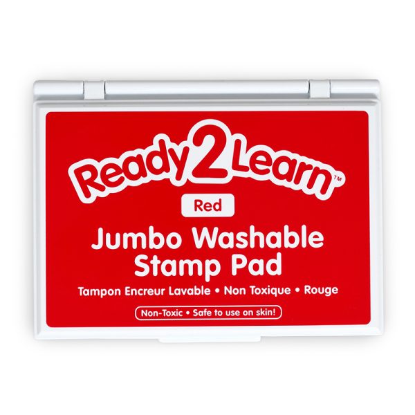 Ready 2 Learn Jumbo Washable Stamp Pad - Red